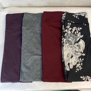 Bundle Womens Leggings Medium 4 Pairs Lot Marika Mondetta Albion Core 10